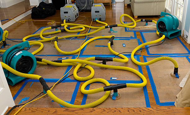 Professional Crawl Space Water Removal technician working in Conetoe, NC